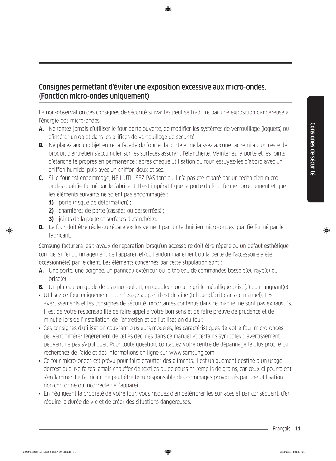 Samsung NQ50J5530BS/EF manual Français  